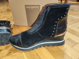 Botines Gioseppo Negros Mujer