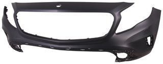 Parachoques Delantero Imprimado Con Agujeros Para Sensores Con Agujeros Lavafaros para Mercedes-Benz GLA X156 2013