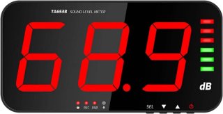 Medidor digital Nivel Sonoro pantalla 13" Nuevo