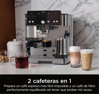 Cafetera Ninja 2 en 1: Filtro y Espresso