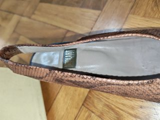 Sanche de la Rosa Zapatos Slingback Piel Serpiente