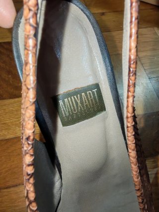Sanche de la Rosa Zapatos Slingback Piel Serpiente