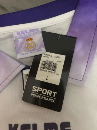Camiseta Real Madrid Kelme Años 90 Talla L