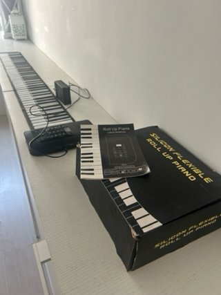 Piano 88 Teclas Enrollable + Pedal