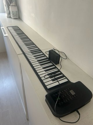 Piano 88 Teclas Enrollable + Pedal