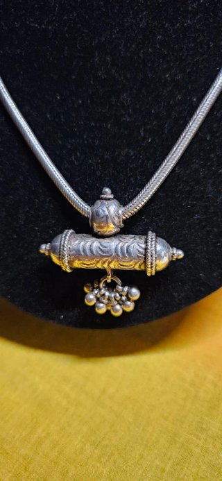 Collana snake argento 925 con pendente