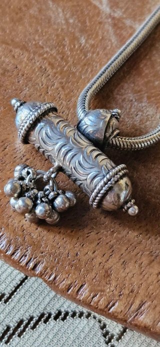 Collana snake argento 925 con pendente