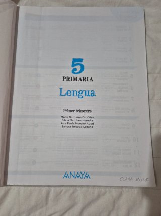 Libro lengua 5 primaria anaya