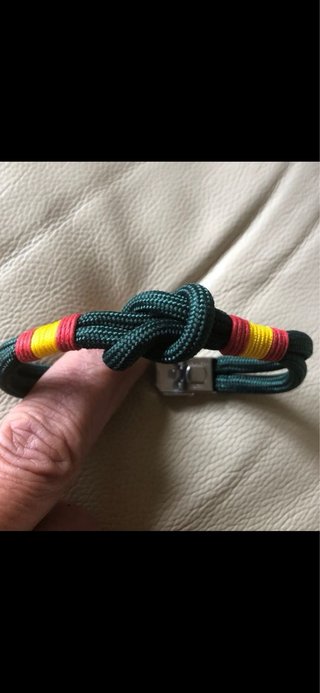 Pulsera Nudo Marinero Guardia Civil Bandera España