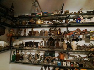 Lote de objetos decorativos antiguos
