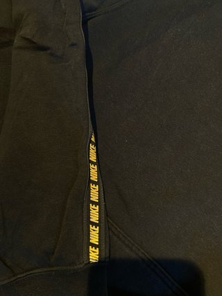 Sudadera Nike Premium Retro Negra Dorada XL Niño