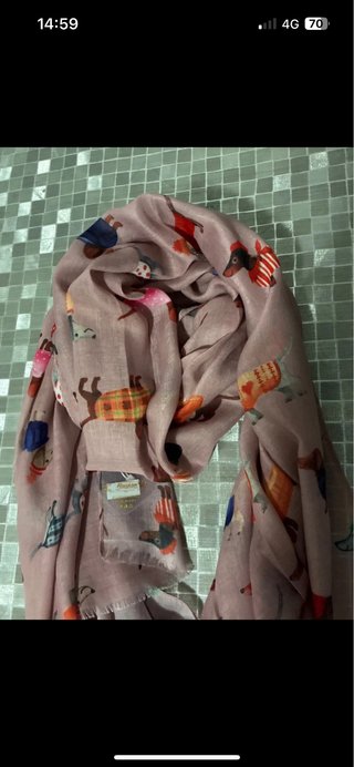 Foulard cotone viscosa bassotti