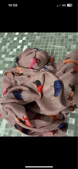 Foulard cotone viscosa bassotti