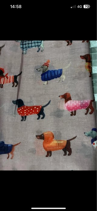 Foulard cotone viscosa bassotti