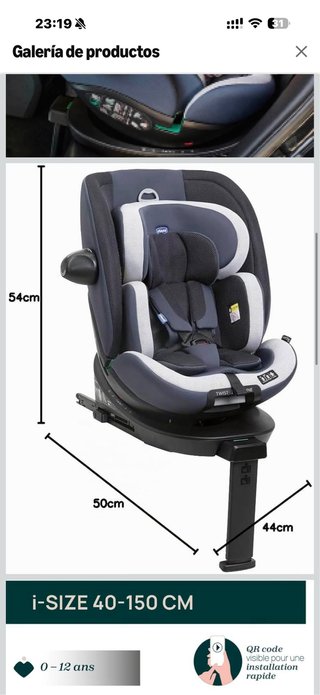 Silla coche bebé Chicco Everone I-size
