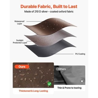 Pareti laterali per gazebo, 1,73 x 1,48 m, Pareti