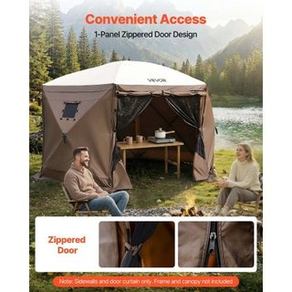 Pareti laterali per gazebo, 1,73 x 1,48 m, Pareti