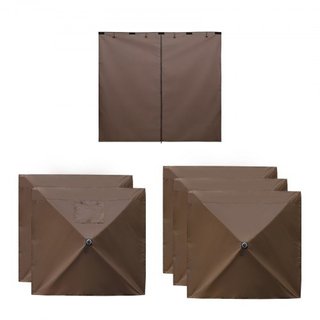 Pareti laterali per gazebo, 1,73 x 1,48 m, Pareti