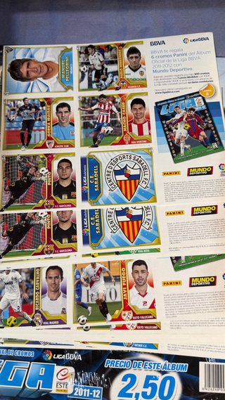 Álbum Cromos Liga BBVA 2011-12 Panini + Cromos