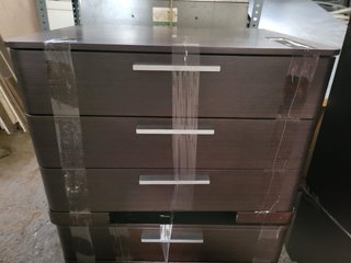 Conjunto Cajoneras y Mesitas Noche Madera