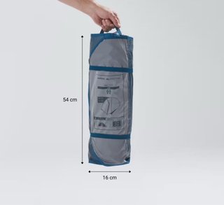 Tienda campaña Quechua 2 pers + esterilla inflable
