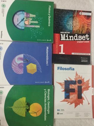 LOTE LIBROS 1°BACHILLERATO FILIPENSES
