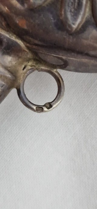 Sonajero antiguo plata de ley