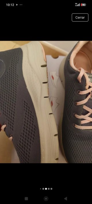 Skechers Arch Fit Gris/Rosa Talla 41