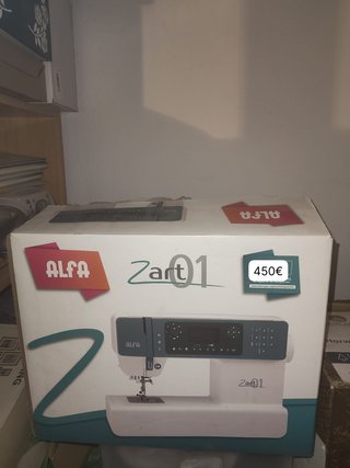 Máquina de coser Alfa Zart 01 sin usar