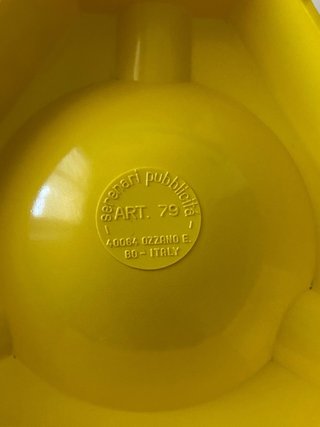 Posacenere Vintage Ricard Anisette Giallo