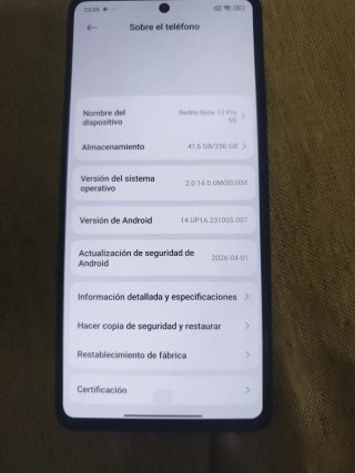Móvil Xiaomi Redmi Note 12 Pro 5G