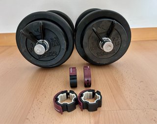 Mancuernas Decathlon ajustables