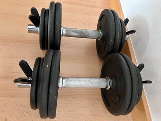 Mancuernas Decathlon ajustables