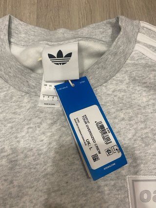 Sudadera Adidas Oasis Tour 25 Talla L Gris