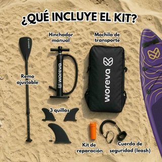WOREVA VOLCANIC Kit Paddle Surf Inflable 335cm