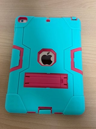 Funda iPad 6ª Gen Rosa y Turquesa