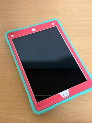 Funda iPad 6ª Gen Rosa y Turquesa