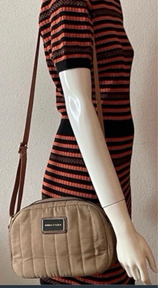 Bolso Bimba y Lola Beige Acolchado