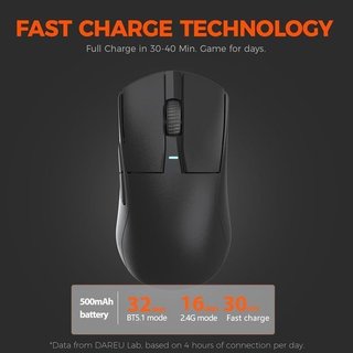 Ratón gaming DAREU A950GM tri‑modo 26K DPI NUEVO