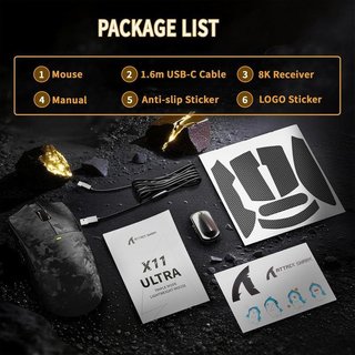 Ratón gaming inalámbrico Attack Shark X11 NUEVO