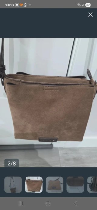 Bolso bandolera Paco Martínez marrón