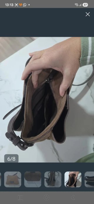 Bolso bandolera Paco Martínez marrón