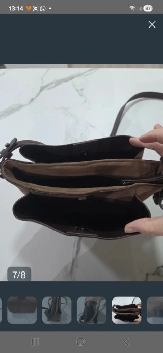 Bolso bandolera Paco Martínez marrón