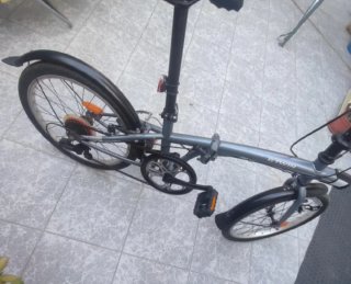 Bicicleta plegable B'twin Tilt 120 Gris