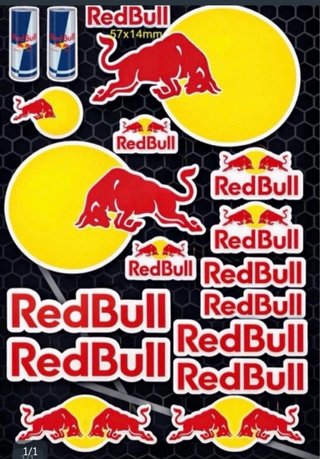 Pegatinas Red Bull