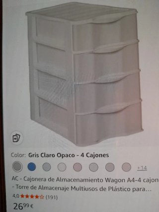 Cajonera Wagon 4 cajones.