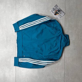 Chaqueta Adidas Vintage Azul y Blanca