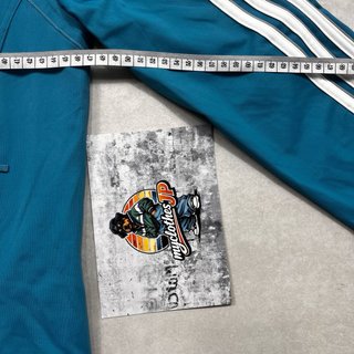 Chaqueta Adidas Vintage Azul y Blanca
