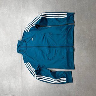 Chaqueta Adidas Vintage Azul y Blanca