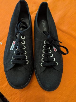 Superga nere donna
